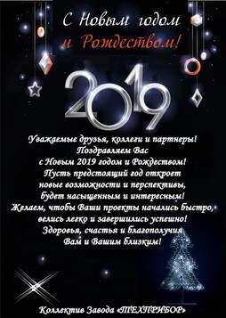 С наступающим новым 2019 годом!