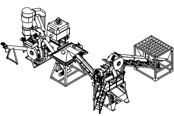 Diatomite crushing and fine grinding line 